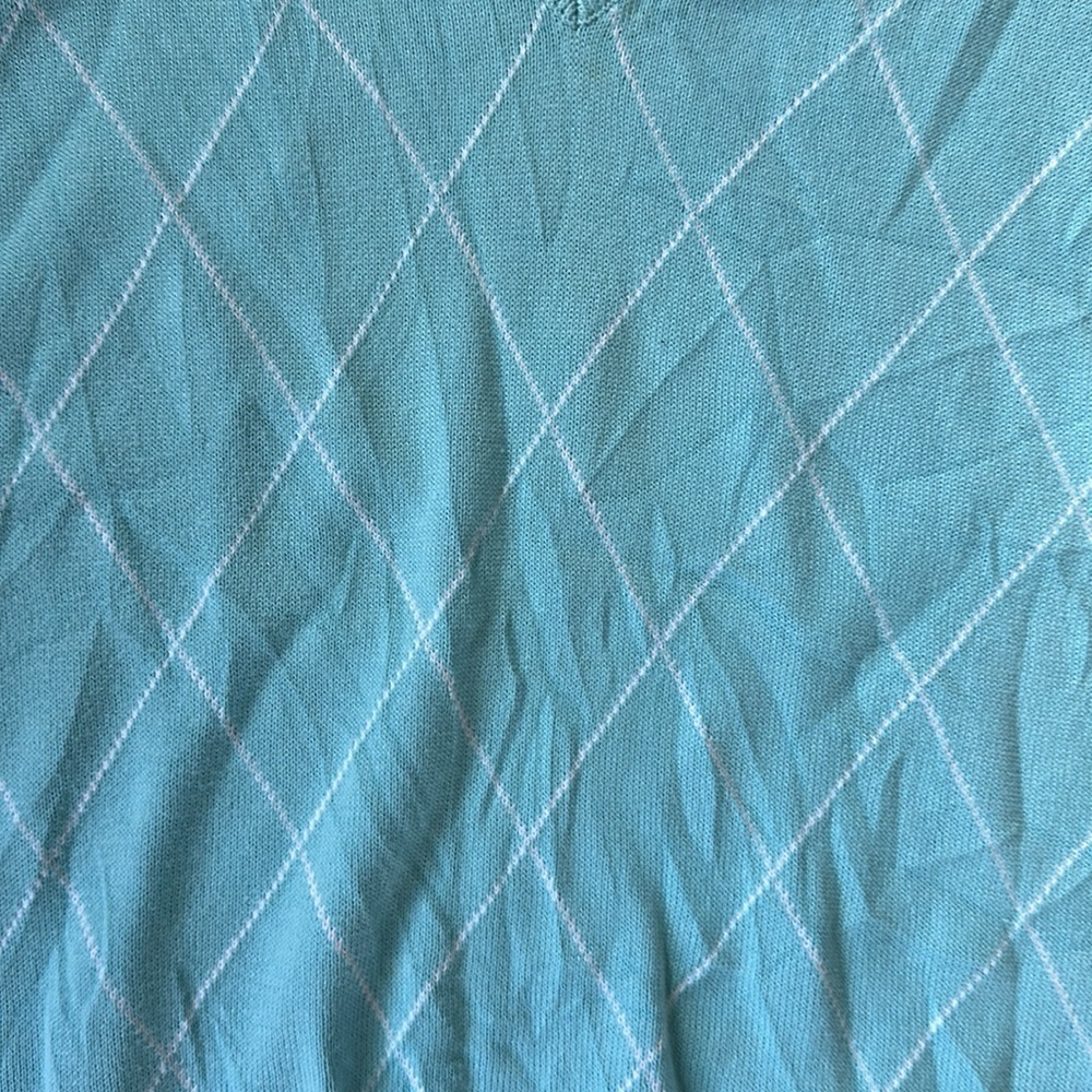 Lands End sweater vest light blue women’s large‎ 14-16 - Picture 2 of 8